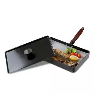 팬선생 사각 후라이팬 뚜껑 세트 생선구이팬