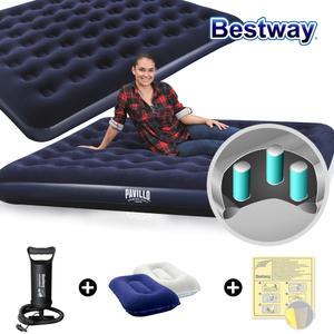 BW 67004 슈프림 캠핑 에어매트 킹+베개+펌프 세트