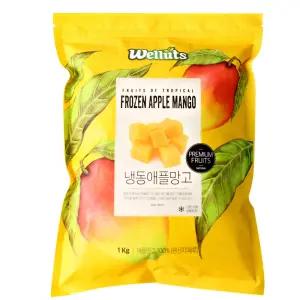 웰루츠 A등급 냉동 애플망고 다이스 페루산 1kg 3봉