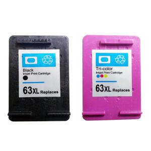 HP OFFICEJET 4650 프린터 전용 재생 잉크 HP 63 검정