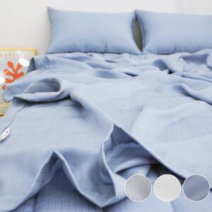 [바숨]여름 냉감 인견이불+침대패드+베개커버 침구세트 Q