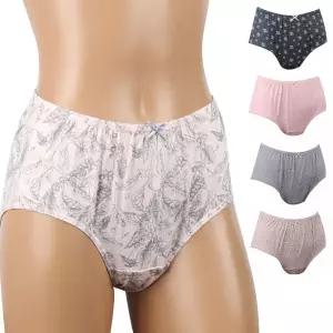 여성 순면 빅사이즈 95-110 맥시 부인용 엄마 할머니 삼각 팬티 5매 546