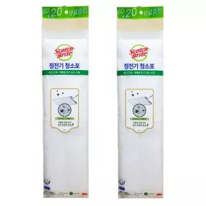 3M 스카치브라이트 정전기 청소포 대형 리필 80매 x 2개