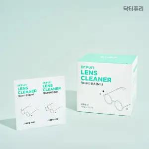 닥터퓨리 프리미엄 펄프 렌즈클리너 일회용 티슈 개별포장 100매 / 스마트폰 렌즈 액정 클리너