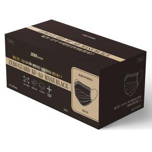 제로가드 비말차단 덴탈 마스크 KFAD 블랙 화이트 50매