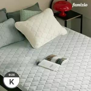 Q-MAX 냉감패드 쿨링 침대패드 매트리스 고정밴드 킹