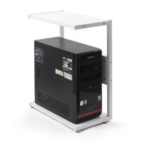 컴퓨터 본체 받침대 PC 프린터 다이 이동식 데스크탑 거치대 블랙 확장형