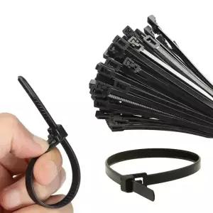 재사용 케이블타이 반복사용 릴리져블 고정용 타이 100개입