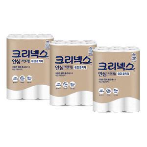크리넥스 안심 키친타월 에코패키지, 120매, 12롤, 3개