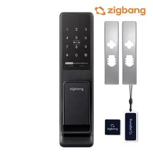 [삼성스마트도어록]셀프시공 직방 푸시풀 디지털도어락 SHP-DP740+보강판 현관문도어락 번호키