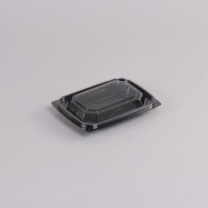 {박스} 반찬용기 반찬집그릇 GD-601 검정 1000개세트 뚜껑포함