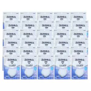 크리넥스 라이트핏 슬림앤쿨 KF-AD 비말차단 마스크 대형 흰색 3매입 x 30개