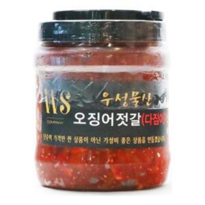 우성물산 다진오징어젓 2kg 오징어젓갈 다진 다지 오징어 kg 우성 물산 식품 수산물 수산 젓갈 장류