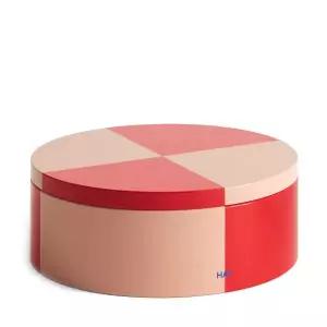 [HAY](대구신세계)헤이 HAY Tin Container Round 틴 컨테이너 라운드 레드/소프트 핑크