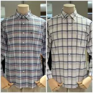 [롯데백화점]닥스 [메세지카드+사은품]닥스 여름 긴팔 체크 남방 2종 DMS3SHCL