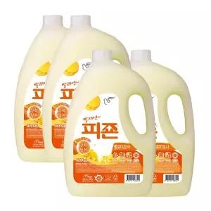 피죤 섬유유연재 정전기방지 2.5L 옐로미모사 4개