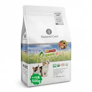 네츄럴코어 고양이 유기농95% 멀티프로테인 5.6kg + 기능성사료500g