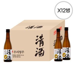 [품질보장] 참주가 우리청주 11도 375ml x12병 박스상품 캠핑 모임 대용량