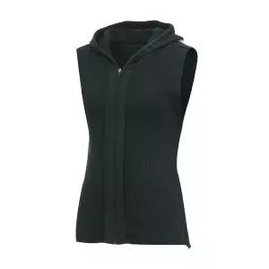 [디즈니골프]여성 골지 후드 집업 니트 베스트 조끼 DM1LKV004