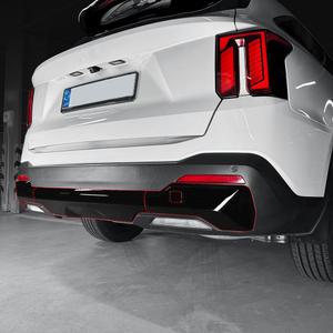 쏘렌토 MQ4 페이스리프트 튜닝 용품 리어 범퍼 하단 커버 블랙 몰딩