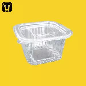 BFP 사각원터치 대 1,600개 투명 소스 반찬 샐러드 일회용 용기 포장 배달