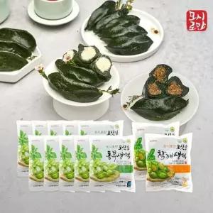 모시로만 모싯잎 동부생떡10봉 + 참깨생떡2봉 (총 120개입)
