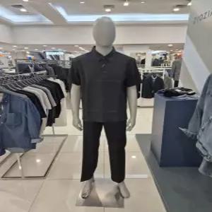 [지오지아]2025년SS미라쿨크링클루즈핏반팔 카라셔츠ABF2WC1204