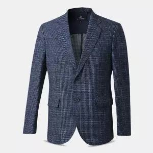 남성 시어서커 체크 신사 콤비 자켓 YCO797 중년 여름