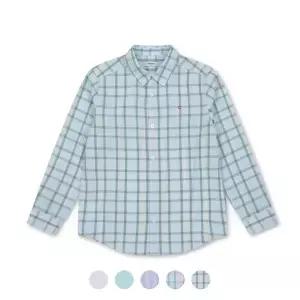 [폴햄키즈] 시그니처 공용 린넨 폴리 긴팔 셔츠_PKD2WC3010