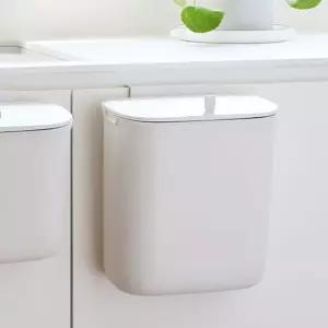 한샘 플랫 사각 음식물쓰레기통 9L 걸이 휴지통 주방