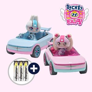 현대 하츄핑 자동차세트 티니핑콜라보 굿즈 미니 피규어 하츄핑레이싱카
