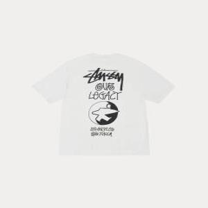 스투시 x 아워레가시 서프맨 피그먼트 다이드 반팔 티셔츠 내츄럴 3904017