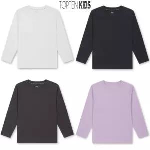 [탑텐키즈](타임스퀘어점패션관)26년 FW 공용) 에센셜 코튼 기본핏 긴팔티 MKG5TS3903