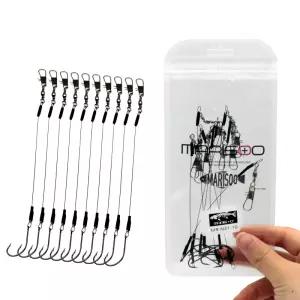 마리수 세이코바늘 16호 원투채비 티탄와이어 원터치채비 구멍치기 백조기 도다리 감성돔 장어 바늘 10개