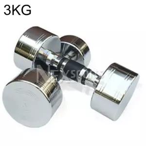아령 3kg 크롬 아령 무쇠 홈트 아령 헬스 덤벨 1P/아령세트/팔운동/근력/홈트레이닝/근력운동/웨이트/기구