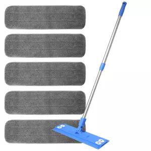 미소진몰 이태리 밀대 + 그레이 리필 패드 5장[극세사]