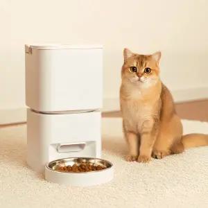 [디클][디클펫] 강아지 고양이 스마트 분리세척 자동급식기 CT-330 급식기록 앱지원 밀폐형