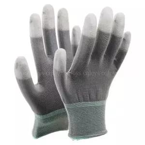 SJG클로버 PU 탑피트 손끝 코팅 장갑 양손 세트 M 10세트