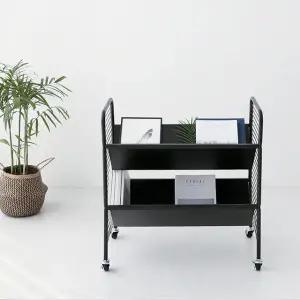 마켓비 RATNER 책꽂이 트롤리 2단