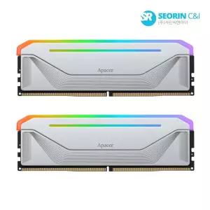 [서린공식] Apacer DDR5-6000 CL38 NOX RGB SILVER 패키지 (32GB(16Gx2))