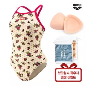 ARENA 아레나 여자 실내 수영복 원피스 A4FL1LO18 브라컵 파우치 증정