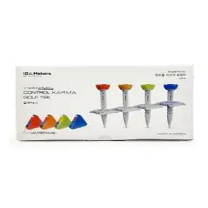 아이디메이커스 분실방지 티걸이 높이조절기능 LED 카르마 LED 골프티꽂이 4P선물세트