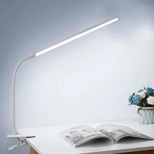 플렉시블 LED 집게 스탠드 58cm 화이트/독서등/미니/책상/조명/USB/램프/휴대용/라이트/자동차/독서/무선