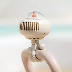 돗투돗 저소음 유모차 선풍기 휴대용 문어발 거치형 여름