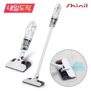 [내일도착] SHINIL 듀얼클린 무선 진공 물걸레 청소기 LED램프 SVC-DC899