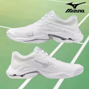 미즈노 운동화 웨이브 라이트닝 엘리트 와이드 V1GA260153 실버 배드민턴화 오남스포츠