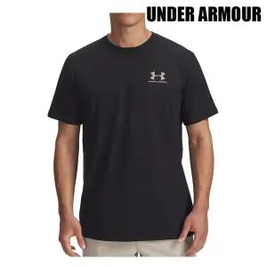 [언더아머] UA 스포츠스타일 레프트 체스트 반팔 티셔츠 블랙 1326799-003