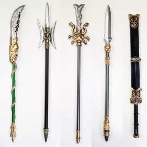 [국내발송] PU 삼국지 창 무기 관우 여포 장비 조운 조조 청룡언월도 방천화극 장팔사모 칠성검 애각창