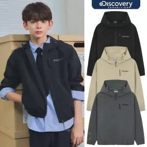 [롯데백화점]디스커버리익스페디션 DKTR3A051 키즈 프레시벤트 우븐 트레이닝 가슴포켓 후드자켓