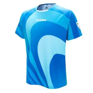 엑시옴 웨이브(WAVE) 탁구유니폼 상의_라이트블루